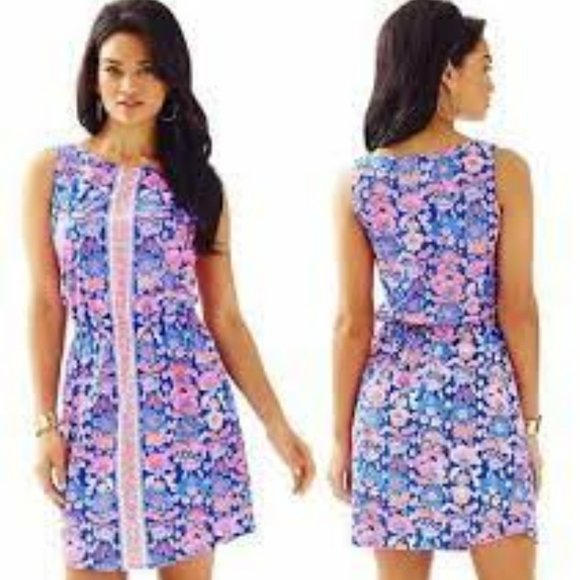Lilly Pulitzer Dresses & Skirts - LILLY PULITZER WINDWARD DRESS IRIS BLUE WERK IT MARLOW SIZE XL EUC